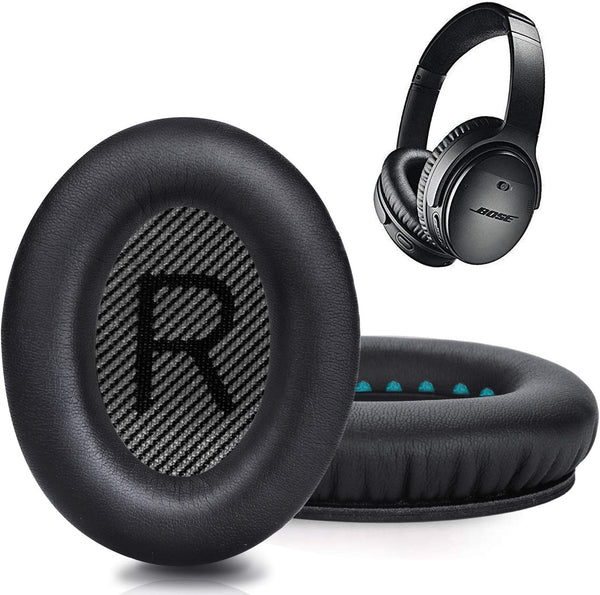 Premium Replacement Ear Pads for Bose QC35 & QC35ii Headphones, Comfortable Memory Foam, Fits QuietComfort