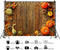 5x3ft Fall Thanksgiving Backdrops for Photography, Rustic Brown Wood Board Festival Decoration for Kids Baby Portraits