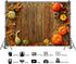 5x3ft Fall Thanksgiving Backdrops for Photography, Rustic Brown Wood Board Festival Decoration for Kids Baby Portraits