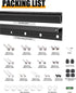 Heavy Duty No-Stud TV Mount for 32-75 Inch TVs, Studless Drywall Bracket, Easy Install, Supports VESA 600x400mm