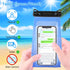 Large Capacity Waterproof Phone Pouch for iPhone 15 14 13 12 11 Pro Max X XR 8 Plus Samsung Up to 6.9'', IPX8 Dry Bag