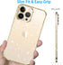 Compatible with iPhone 13 Pro Max Case, Clear Glitter Sparkle Slim Bumper Cover, Soft Shockproof Phone Case (6.7 inch)