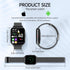 Smart Watch for Men Women, 1.85" IP68 Waterproof Smartwatch, Fitness Tracker with Heart Rate/Sleep Monitor, Black