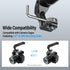 SIRUI Top Handle with 3/8"-16 Locating Pins Mount for ARRI, Camera Cage Silicone Top Handgrip with Cold Shoe