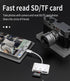 Kefiany 3.0 iPhone15 S22 4 3 USB C Hub TF Micro SD Card Reader USB Docking Station Multiport Adapter for MacBook Pro