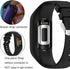 Silicone Sport Band Compatible with Fitbit Charge 6/Charge 5, Soft Silicone Strap with Shatter-Resistant Protective Case