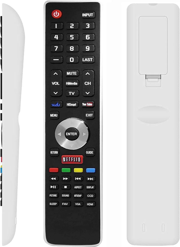 Universal Remote Control for Hisense Smart Internet TV - Compatible with EN-22652A, EN-31201A, EN-33922A, EN-33925A,