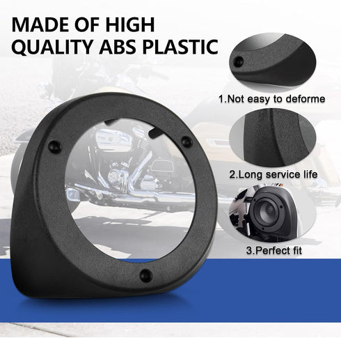 psler Motorcycle 6.5 inch Speaker Boxes Pod for Touring Ultra Glide, Electra Glide, 1993-2022