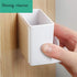 2 Pack Wall Mount Phone Holders - Adhesive Cell Phone Charging Brackets, Organizer Storage Box for Home Office.