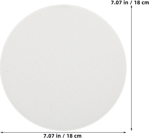 2pcs 7 Inch BESPORTBLE Lamp Shade Diffuser Round Recessed Light Cover for Ceiling Lamps Anti Glare Softener for Nursery
