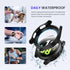 Goton Waterproof Case for Galaxy Watch 5 & 4 with Screen Protector 44mm, No Fog Tempered Glass Face Cover