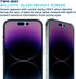 Tech Armor Privacy Ballistic Glass Screen Protector for iPhone 14 Pro Max - 5G 6.7 Inch Tempered Glass