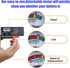 YIHAOSSING 93 Battery Organizer Storage Case with Tester,Clear Lid Battery Storage Organizer,Holds Batteries Battery