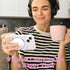 UEEBAI 15 Magnetic for iPhone Case, Bow Case Compatible with MagSafe, Wireless Slim Clear Ribbon Aesthetic Phone Cover