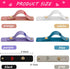 6 Pieces Phone Finger Grip Portable Telescopic Finger Strap, Silicone Mobile Phone Ring Stand Grip Strap for Most Mobile
