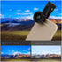 Phone Camera Lens, 6 in 1 Clip on Lens Kit with Fisheye, Macro, Wide Angle, Zoom, Polarization, and Starlight Lenses