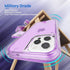 ORIbox Case for iPhone 13 Pro Max/12 Pro Max - Purple, 10 FT Military Grade Drop Protection, Transparent Heavy Duty