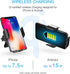 X5 Motorized Qi Car Mount - 15W/7.5W Wireless Charging, Auto Sensing Clamping for iPhone, Android & Galaxy Smartphones