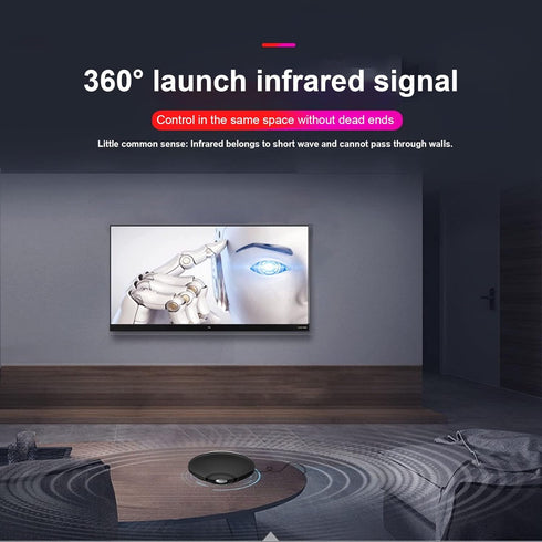 Universal Remote Control, Smart Home Automation Wi-Fi Infrared Blaster for TV, Air Conditioner, Compatible with Alexa