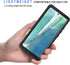 Lanhiem Galaxy Note 20 Case, Built-in Screen Protector, Waterproof Dustproof Heavy Duty Cover (Black/Clear)
