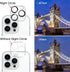 JETech 9H Tempered Glass Camera Lens Protector for iPhone 14 Pro/Pro Max, Anti-Scratch, HD Clear, 3-Pack, Case Friendly.