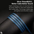 EB2S Pro Flat Wired Earbuds with 15.4mm LCP Dynamic Driver, Balanced IEM Hearphones with Mic, Silver-Plated Cable