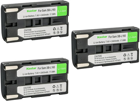 Kastar 3-Pack Battery Replacement for Mamiya Leaf AFI-II, Aptus 17, 22, 65, 75, 75s Medium Format Camera