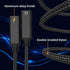 USB C Splitter, Dual USB C Headphone and Charger Adapter, 2-in-1 Type C Audio and PD 60W Fast Charging for USB C