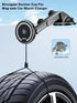 Wireless Car Charger with Fast Max 36W QC3.0 Adapter, Magnetic Magsafe Mount, Retractable Phone Holder for iPhone