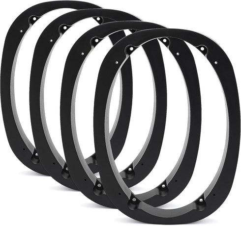 4pcs 6" X 9" Universal Plastic Vehicle Car Speaker Spacer Mounting Bracket Adapter