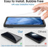 amFilm 3+1 Pack Tempered Glass Screen Protector for Google Pixel 8A, Bubble Free, Anti-Scratch, Case Friendly, Easy
