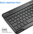 Fintie 7-Inch Ultrathin Wireless Bluetooth Keyboard for iPad, Samsung Tablet, iPhone Smartphone, iOS, Android Tablets