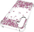 Floral Clear Case for Galaxy S23 FE, Pretty Flower Design Slim Soft Transparent TPU Protective Bumper Case for Women