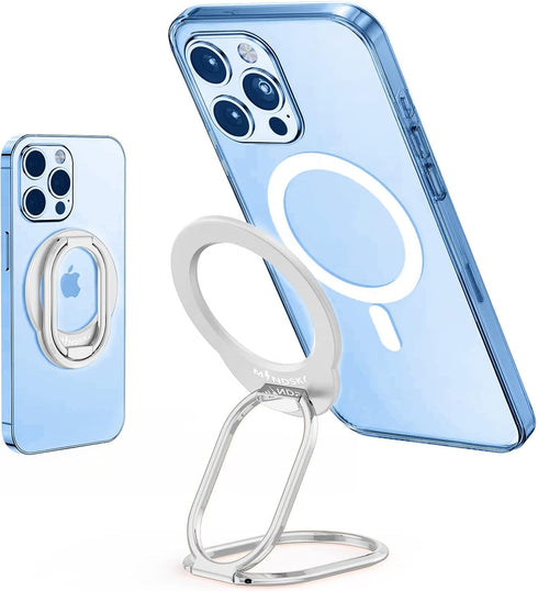MINDSKY Mag-Safe Phone Stand, Grip Compatible with iPhone 12/13/14/15 Mini/Pro/Pro Max Accessories