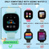 Surundo Gizmo Watch 3 Screen Protector Case: Hard PC & Tempered Glass, Scratch Resistant Bumper Cover for Verizon.