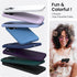 ORNARTO iPhone 14 Pro Case 6.1" - Slim Liquid Silicone, 3 Layers, Soft Gel Rubber, Microfiber Lining, Black.