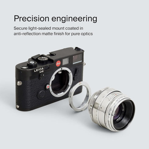 Urth Lens Mount Adapter for M39 Lens to Leica M Camera Body, Compatible with 50-75mm Frame Lines