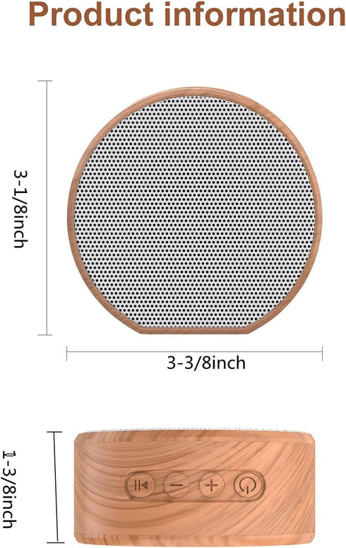 Portable Bluetooth Speaker, Wireless Speakers with HD Sound, IPX4 Waterproof, Small Size for Home Office Outdoor Travel