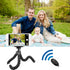 Tatibana Mini Tripod,Sponge Tripod with Phone Holder Flexible Bracket with Wireless Remote and Smartphone Clamp