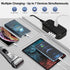 Voltage Converter 2300W Power Step Down 220V to 110V Universal Travel Adapter Power Transformer w/ 3 AC Outlets, 3 USB