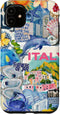 European Summer Italy Coastal Sea Shells & Lemon Case for iPhone 11