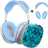 for Cute Glitter Airpods Max Case with Cleaner Kit, Anti-Scratch Shell Pattern Ear Pad Case Cover/Ear Cups Cover/Headband Cover for AirPods Max Cover Protective Skin Girl Women