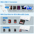 iHoto A17 A36 A56 A16 5G A35 A15 A25 S25 S25+ USB C SD Card Reader for Samsung Galaxy Ultra Android, Micro SD to USB C