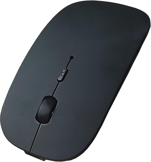 Bluetooth Mouse for Laptop/iPad/iPhone/Android PC, Rechargeable Quiet Slim Wireless Mice Compatible with