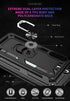 TJS Compatible Case for Samsung Galaxy A50 2019, with Tempered Glass Screen Protector and Kickstand