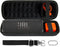 co2CREA Hard Travel Case for JBL Flip 6 FLIP 5 Waterproof Portable Bluetooth Speaker (Black Case + Inside Black)