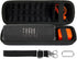 co2CREA Hard Travel Case for JBL Flip 6 FLIP 5 Waterproof Portable Bluetooth Speaker (Black Case + Inside Black)