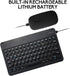 Ultra-Slim Bluetooth Keyboard and Mouse, Portable Mini Wireless Keyboard for Apple iPad iPhone Samsung Android Windows