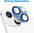 Colorful Camera Lens Protector for iPhone 14 & 14 Plus, Anti-Scratch Tempered Glass, Shockproof Full Protection.