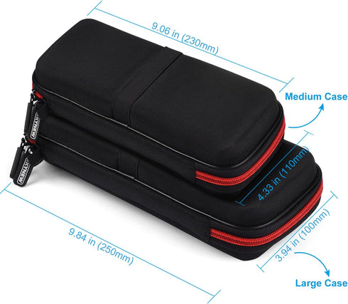 Power Bank Hard Travel Case Medium Compatible with RAV Power, Anker, INIU, Miady, Black